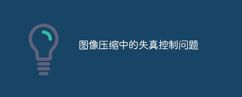 图像压缩中的失真控制问题