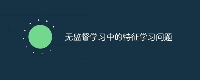无监督学习中的特征学习问题