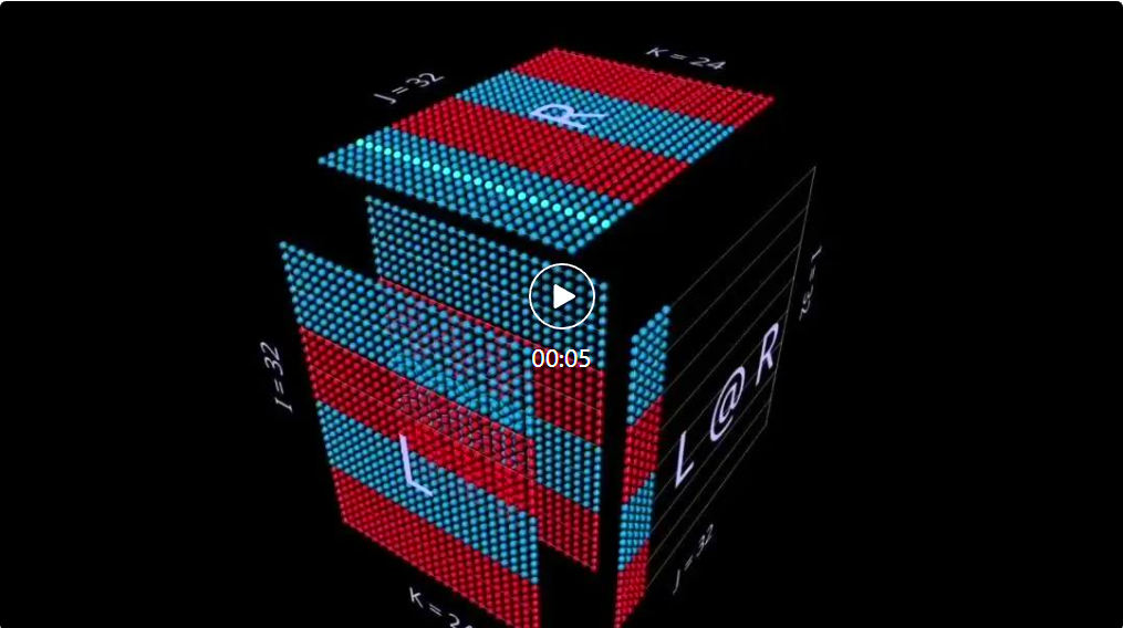 以3D视角洞悉矩阵乘法，这就是AI思考的样子