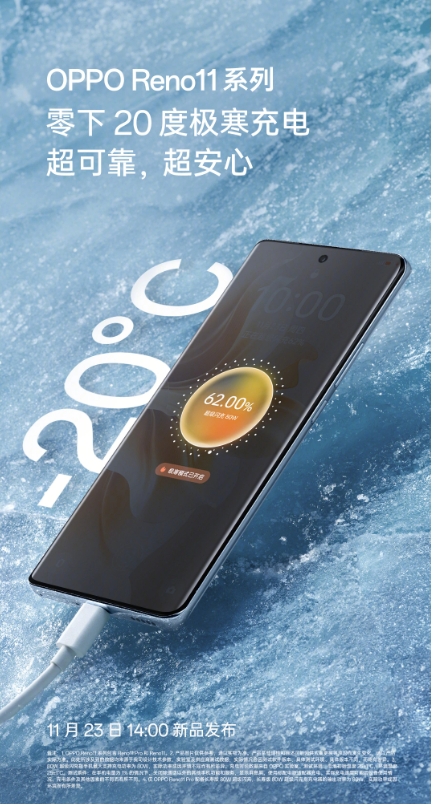 标题重写：OPPO Reno11系列即将推出，搭载先进科技80W长寿闪充技术