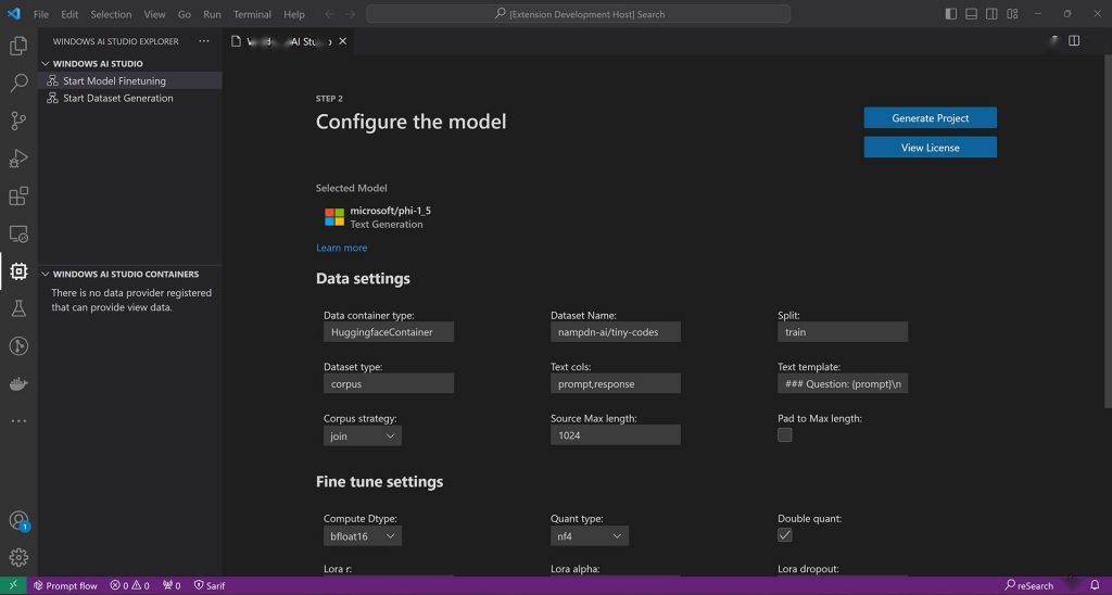 第一步：在 Windows 上安装 Linux，使用微软 Windows AI Studio 工具