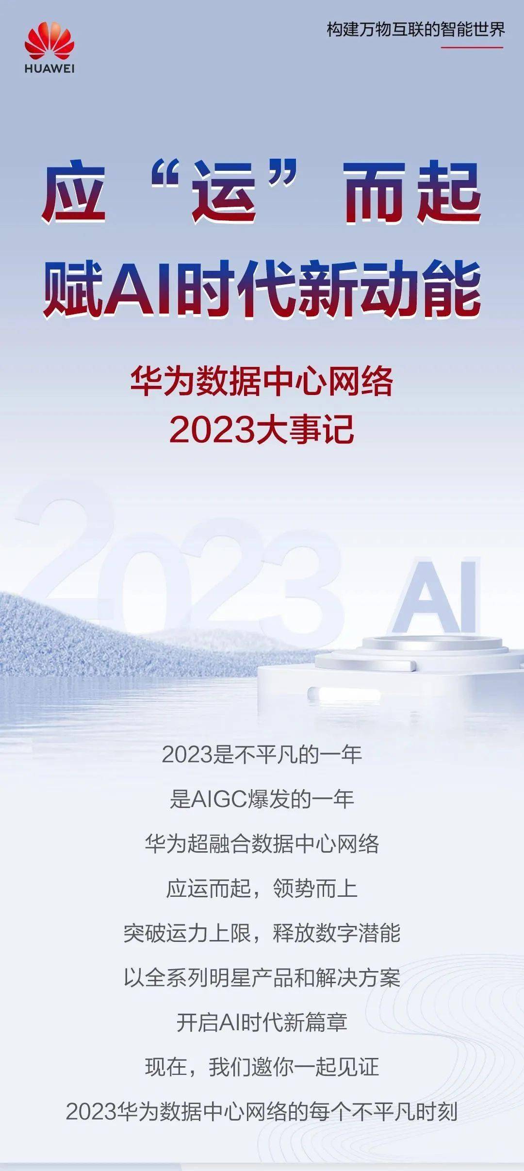 2023年度盘点：华为数据中心网络，应“运”而起，赋AI时代新动能