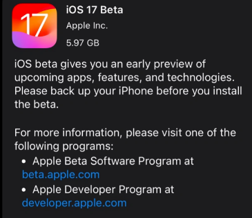 iOS 17/iPadOS 17 公测版发布，升级至公测版iOS 17的方法