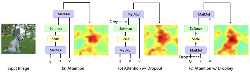 CVPR 2023｜美图&国科大联合提出DropKey正则化方法：用两行代码高效避免视觉Transformer过拟合问题