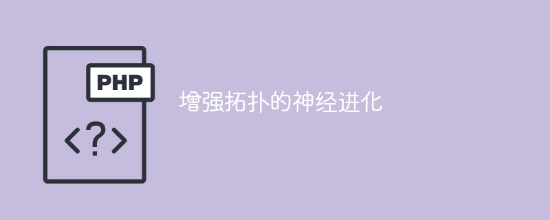 优化神经拓扑的进化策略