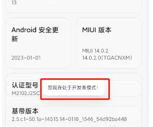 小米14Ultra如何打开开发者模式？