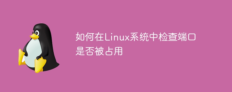 如何在Linux系统中检查端口是否被占用