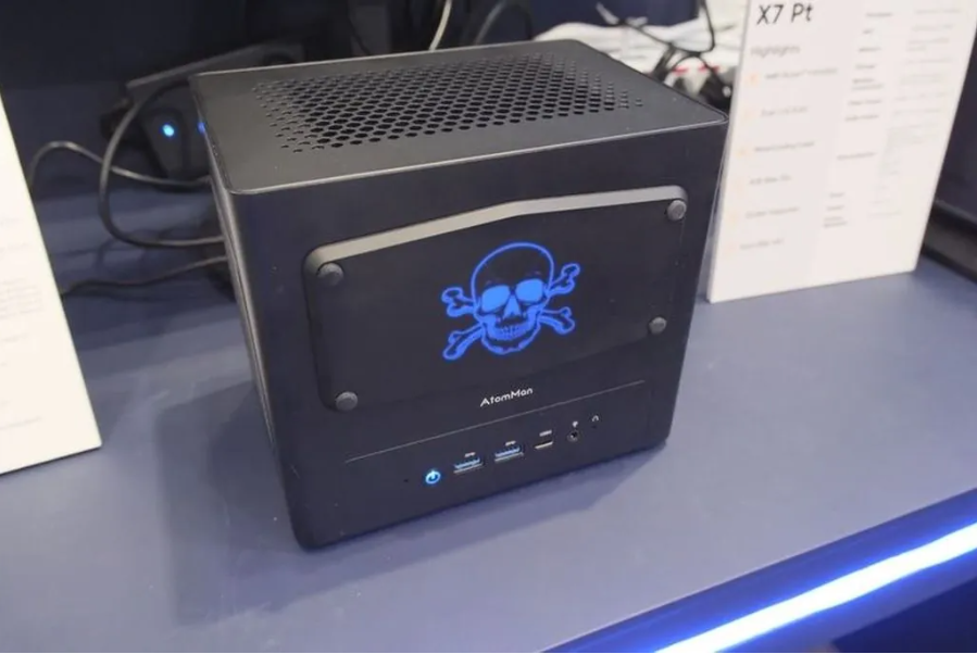 铭凡子品牌“原子侠”X7 Pt惊艳亮相：全球最小水冷迷你主机，双2.5G网口极速体验