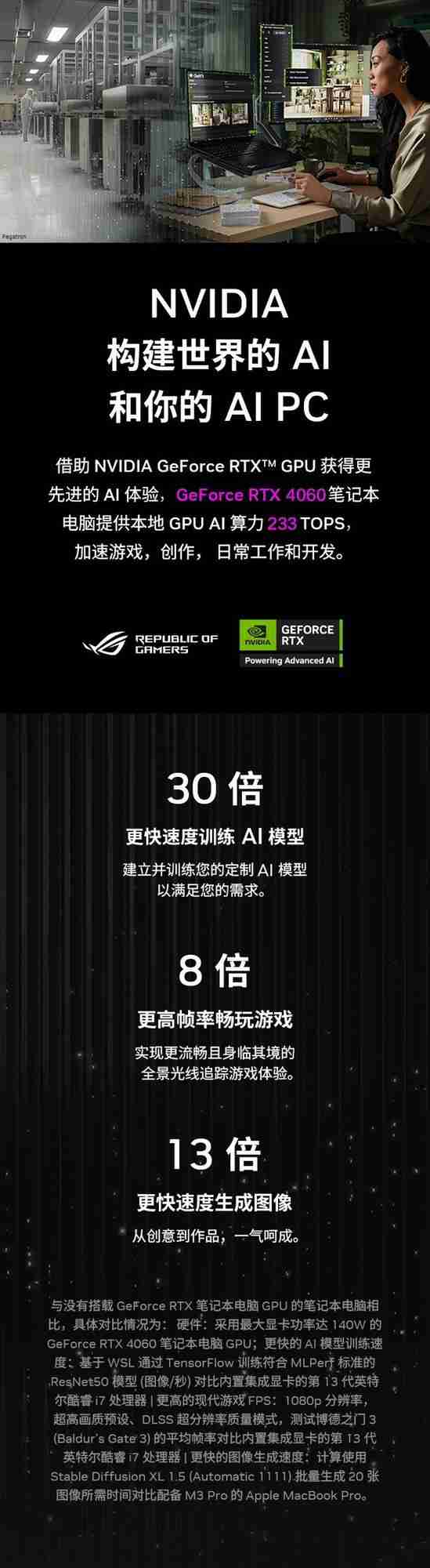 开学季选 AI PC 认准满功耗 RTX4060 字样 ROG 魔霸 7Plus 畅玩“黑悟空”