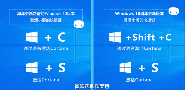 Win10使用键盘一键激活语音助手小娜的方法分享