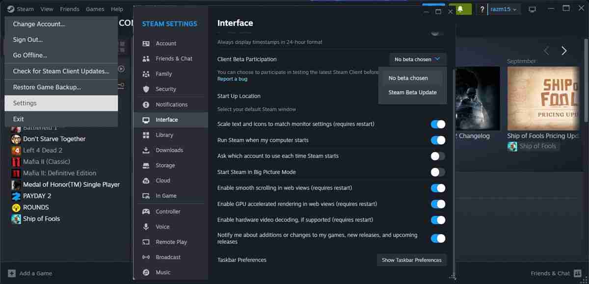 如何修复Windows 11 Steam Friends Network Unreachable错误