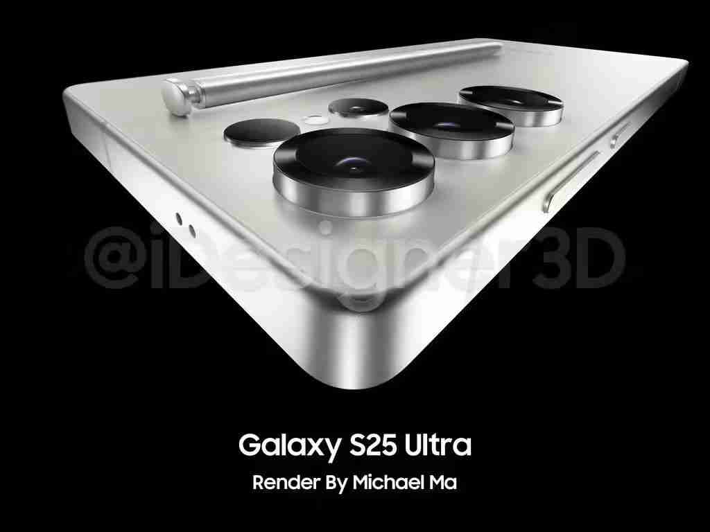 抢先看：三星Galaxy S25 Ultra手机4种颜色渲染图再曝光