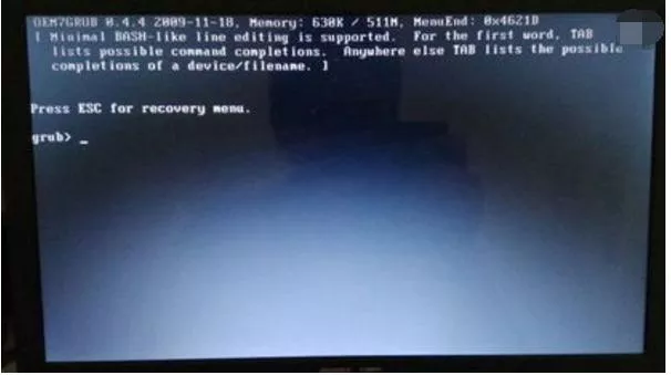 win7开机出现grub怎么办？win7开机grub解决办法