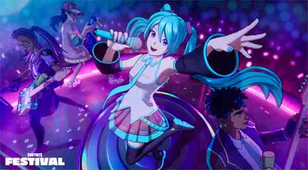 《堡垒之夜》正式联动初音未来 多重奖励限时获取