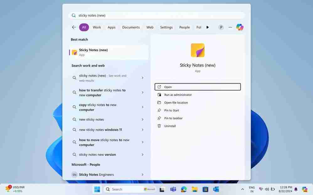 微软更新稳定版便笺（Sticky Notes）应用：新增窗口置顶、复制笔