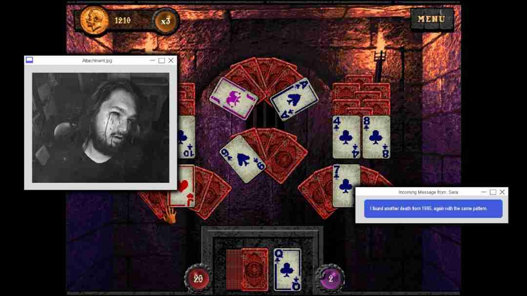 Forbidden Solitaire：90年代风格的卡牌砍杀恐怖游戏