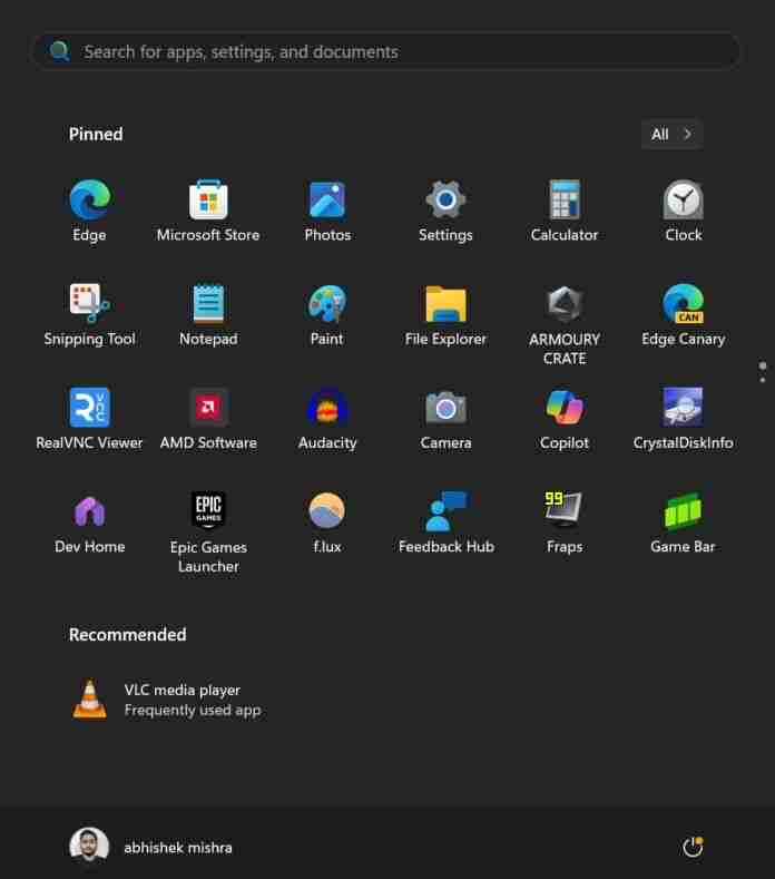Win11 开始菜单即将告别翻页，所有固定应用一览无余