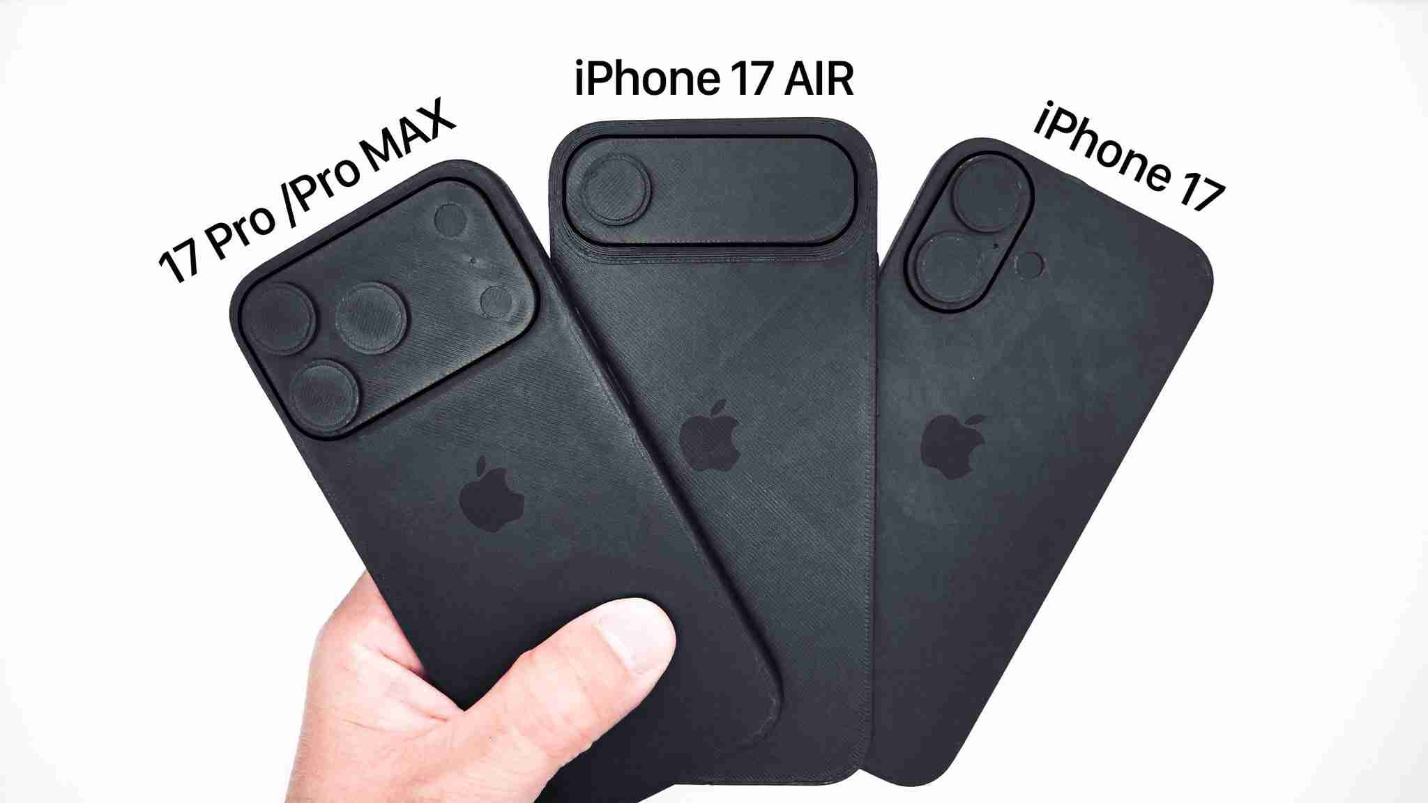 iPhone 17系列新机模上手图！背摄设计太过瞩目