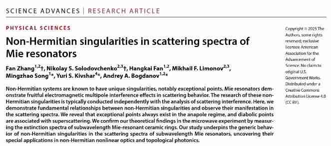 Science子刊！哈工程团队为光-物质相互作用调控开辟新维度