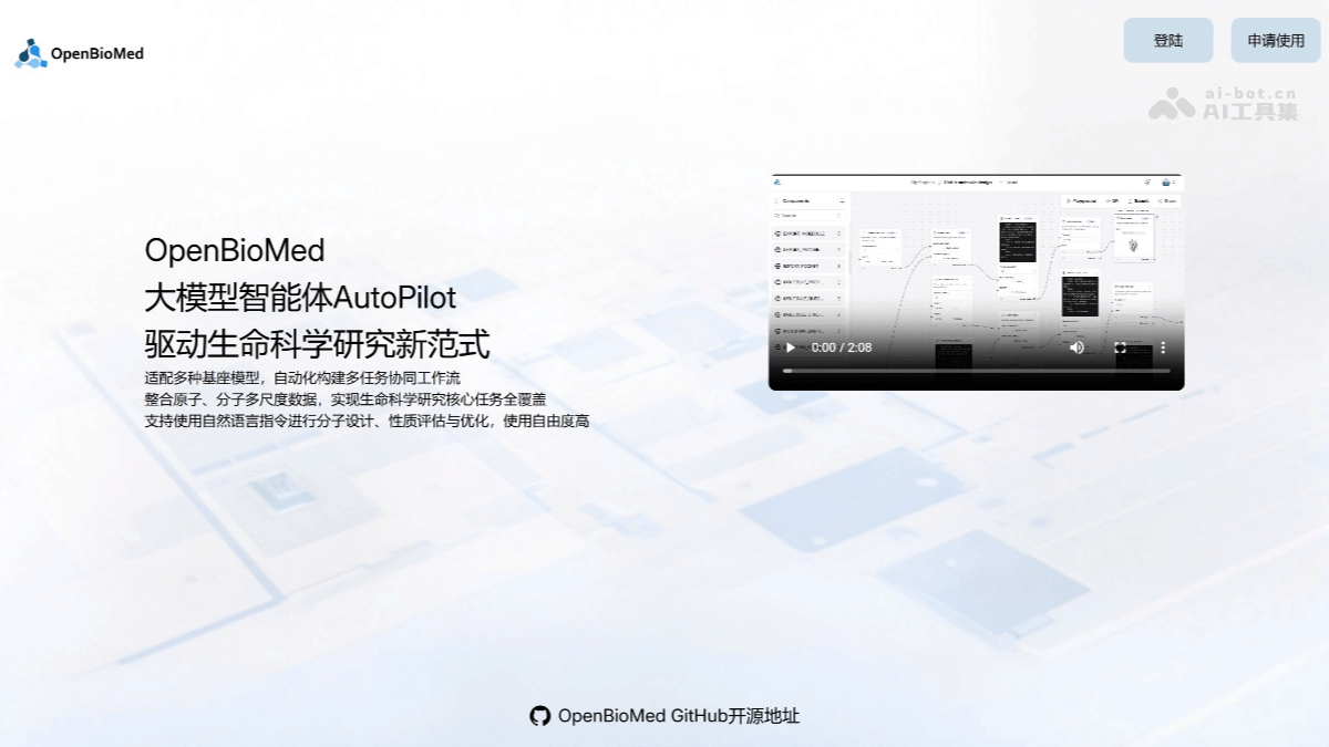OpenBioMed— 清华AIR联合水木分子推出的开源Agent平台