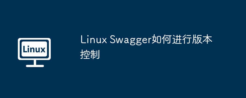 Linux Swagger如何进行版本控制