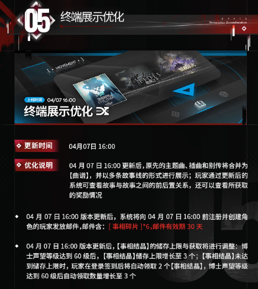 明日方舟4月7日更新什么活动-明日方舟4月7日活动更新内容总结