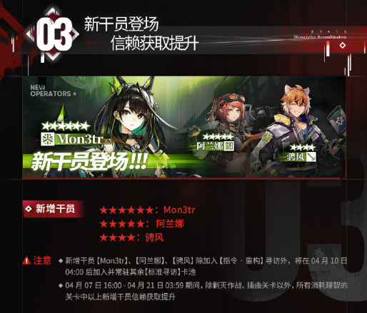 明日方舟4月7日更新什么活动-明日方舟4月7日活动更新内容总结