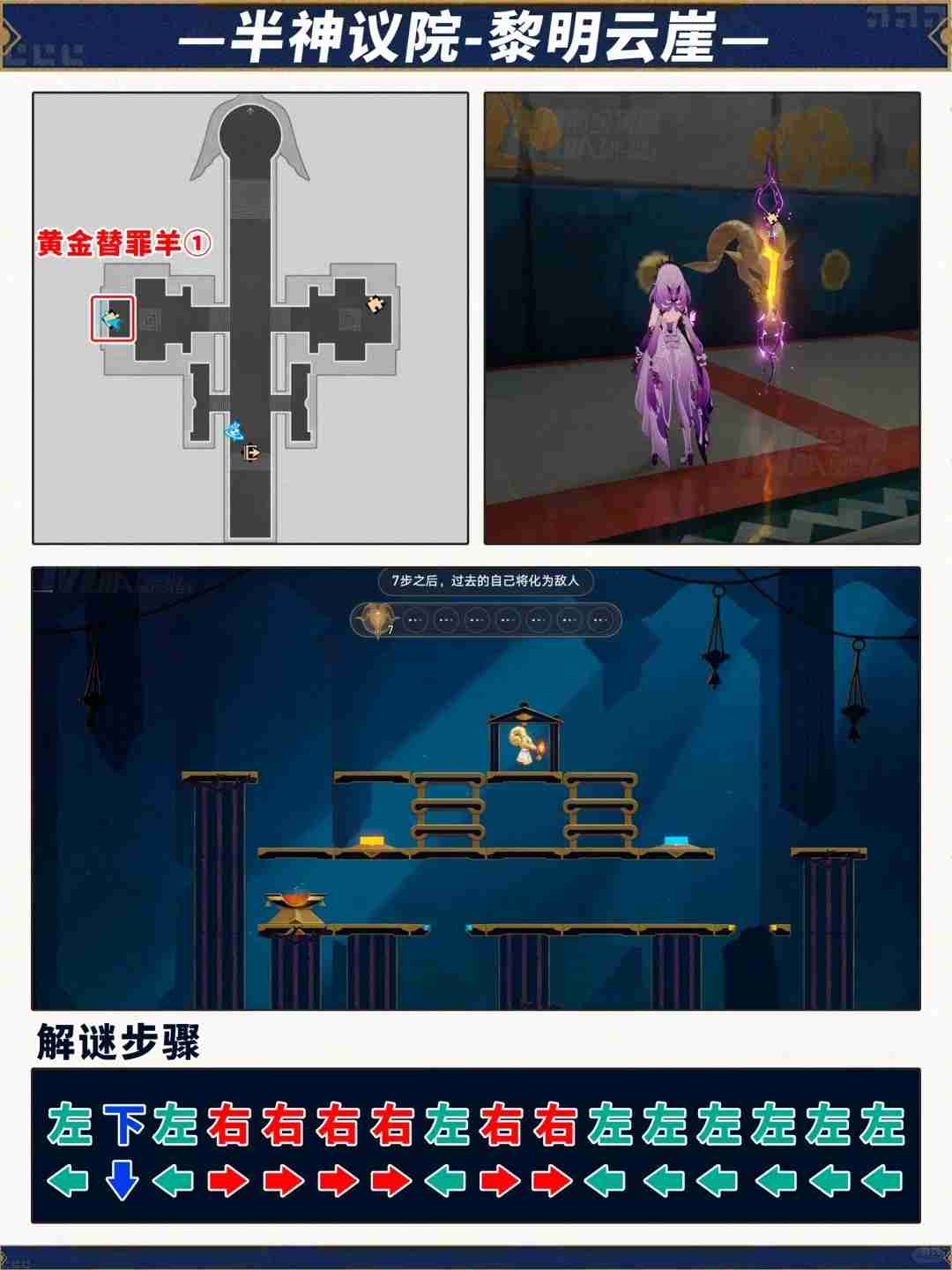 崩坏星穹铁道黎明云崖黄金替罪羊怎么过-崩铁黎明云崖黄金替罪羊攻略