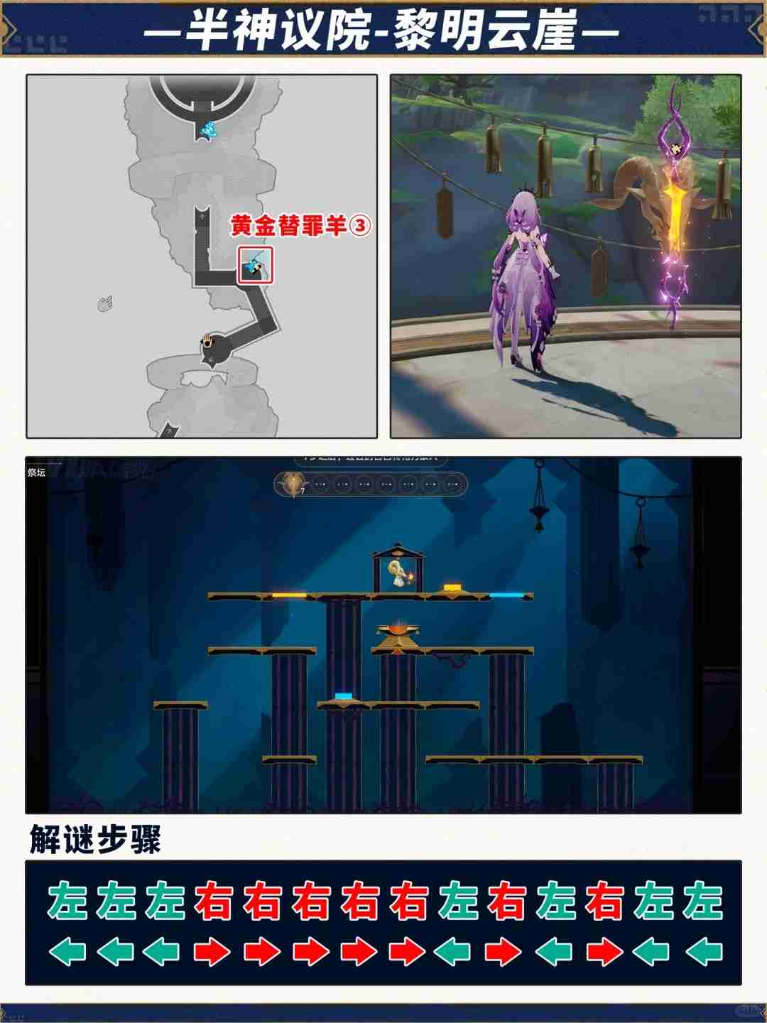 崩坏星穹铁道黎明云崖黄金替罪羊怎么过-崩铁黎明云崖黄金替罪羊攻略