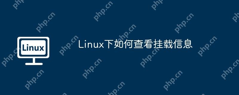 Linux下如何查看挂载信息