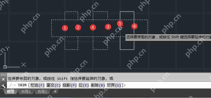 CAD怎么裁剪多余部分？CAD修剪快捷键命令是什么？