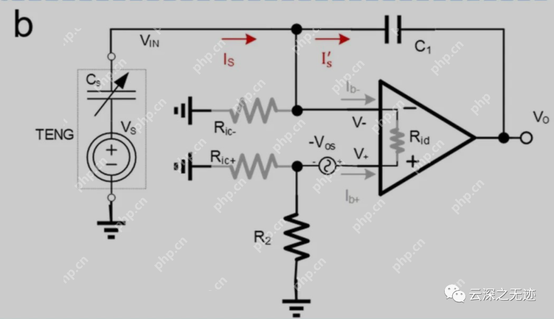 纳米摩擦发电机-单电极模式调理电路