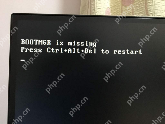 笔记本开机显示“bootmgr is missing”黑屏解决方法