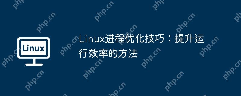 linux进程优化技巧：提升运行效率的方法