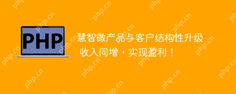 慧智微产品与客户结构性升级 收入同增，实现盈利！