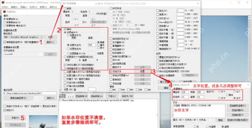 irfanview怎么批量裁剪截图？