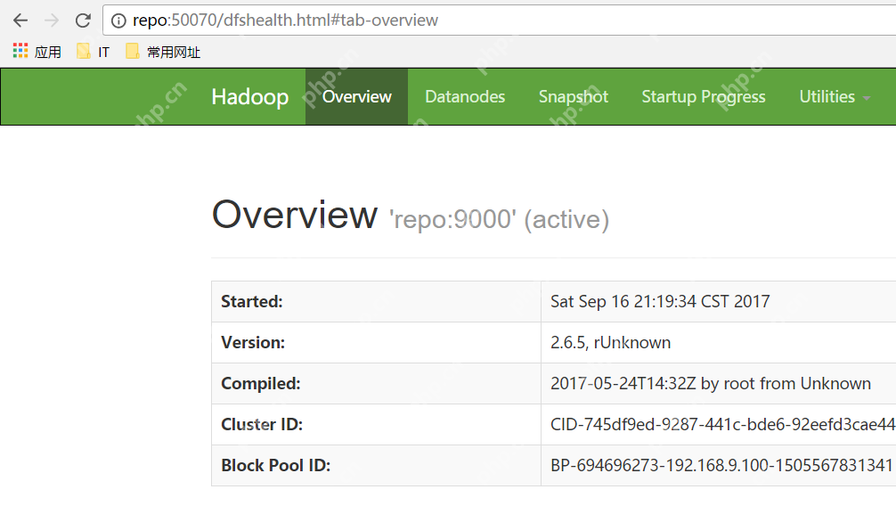 Hadoop伪分布式集群搭建