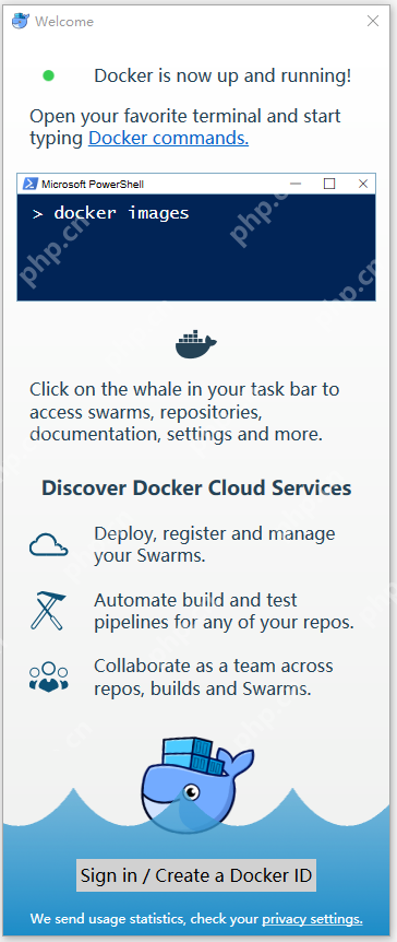 Docker在Win10下的安装和配置                                                                            原  