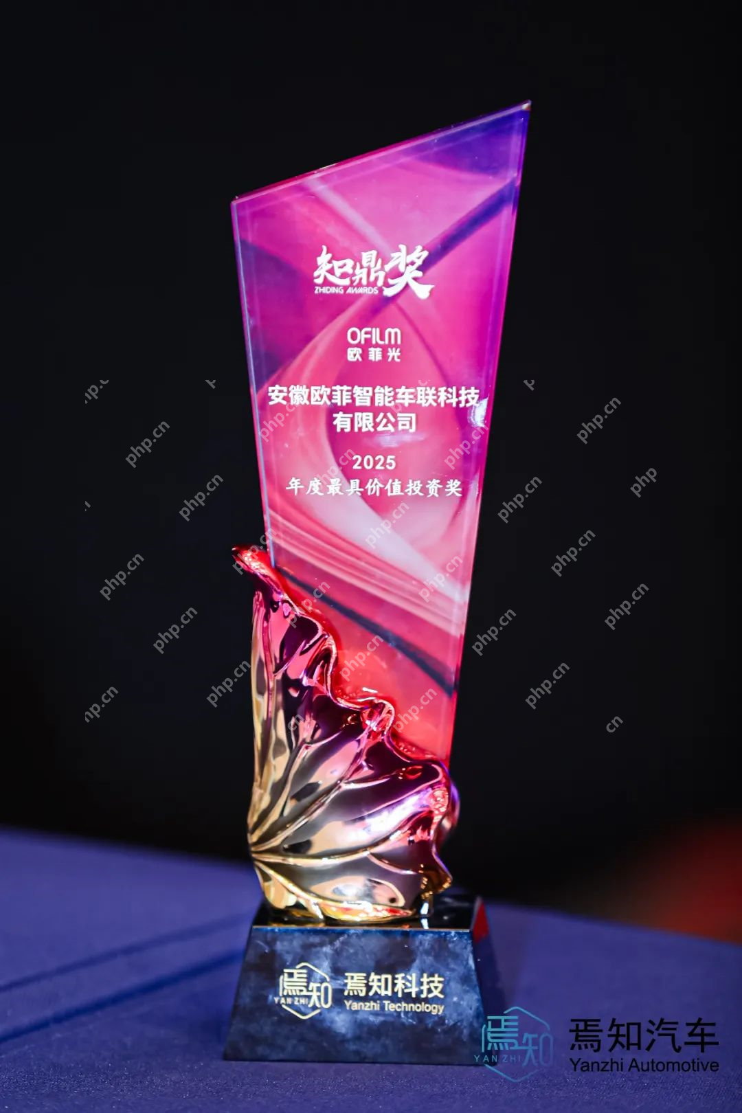欧菲智能车联荣获第四届知鼎奖“2025年度最具价值投资奖”