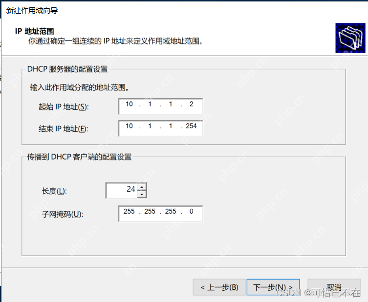 Windows Server 2019 DHCP服务器搭建