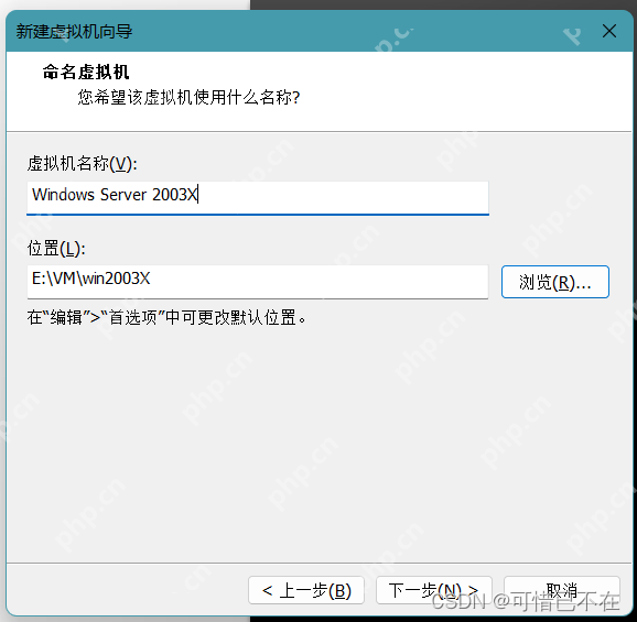 安装 Windows Server 2003