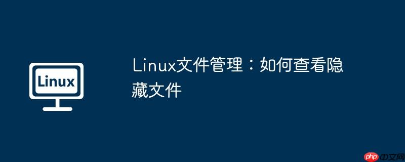 Linux文件管理：如何查看隐藏文件