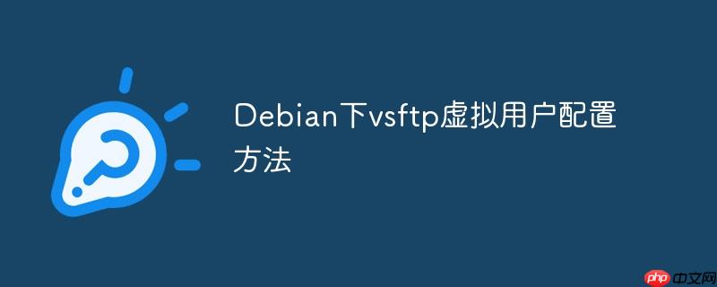 Debian下vsftp虚拟用户配置方法