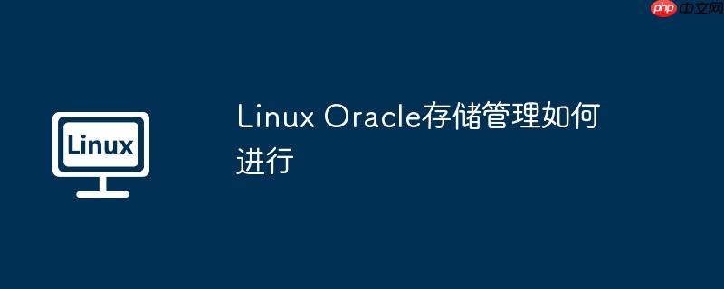 Linux Oracle存储管理如何进行
