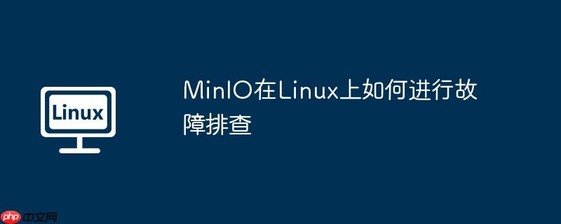 MinIO在Linux上如何进行故障排查