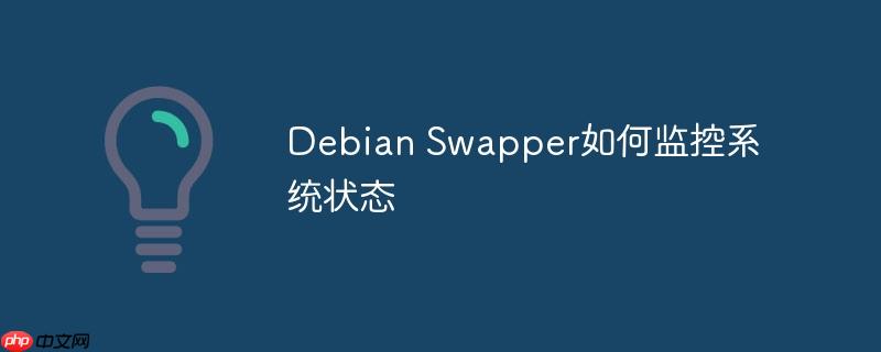 Debian Swapper如何监控系统状态