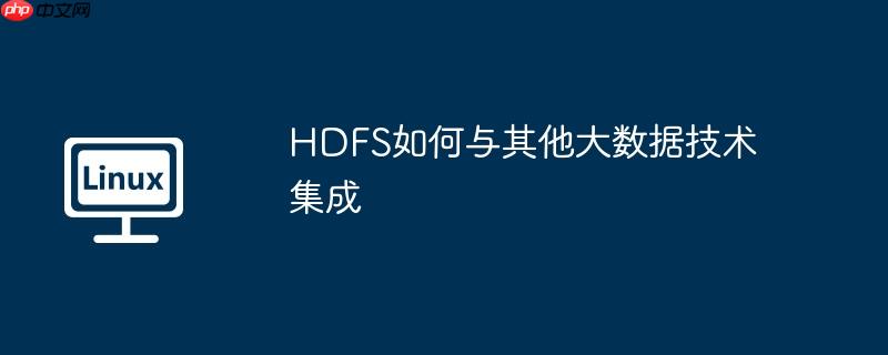 HDFS如何与其他大数据技术集成
