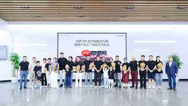 创50万级车型交付新纪录 问界M9交付突破20万辆