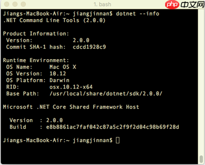 .NET Core多平台开发体验[2]: Mac OS X