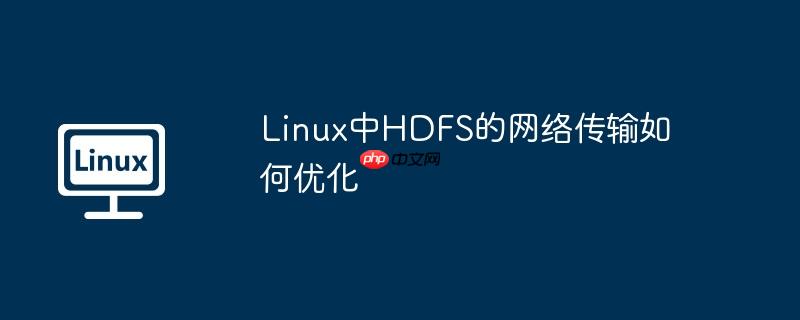 Linux中HDFS的网络传输如何优化